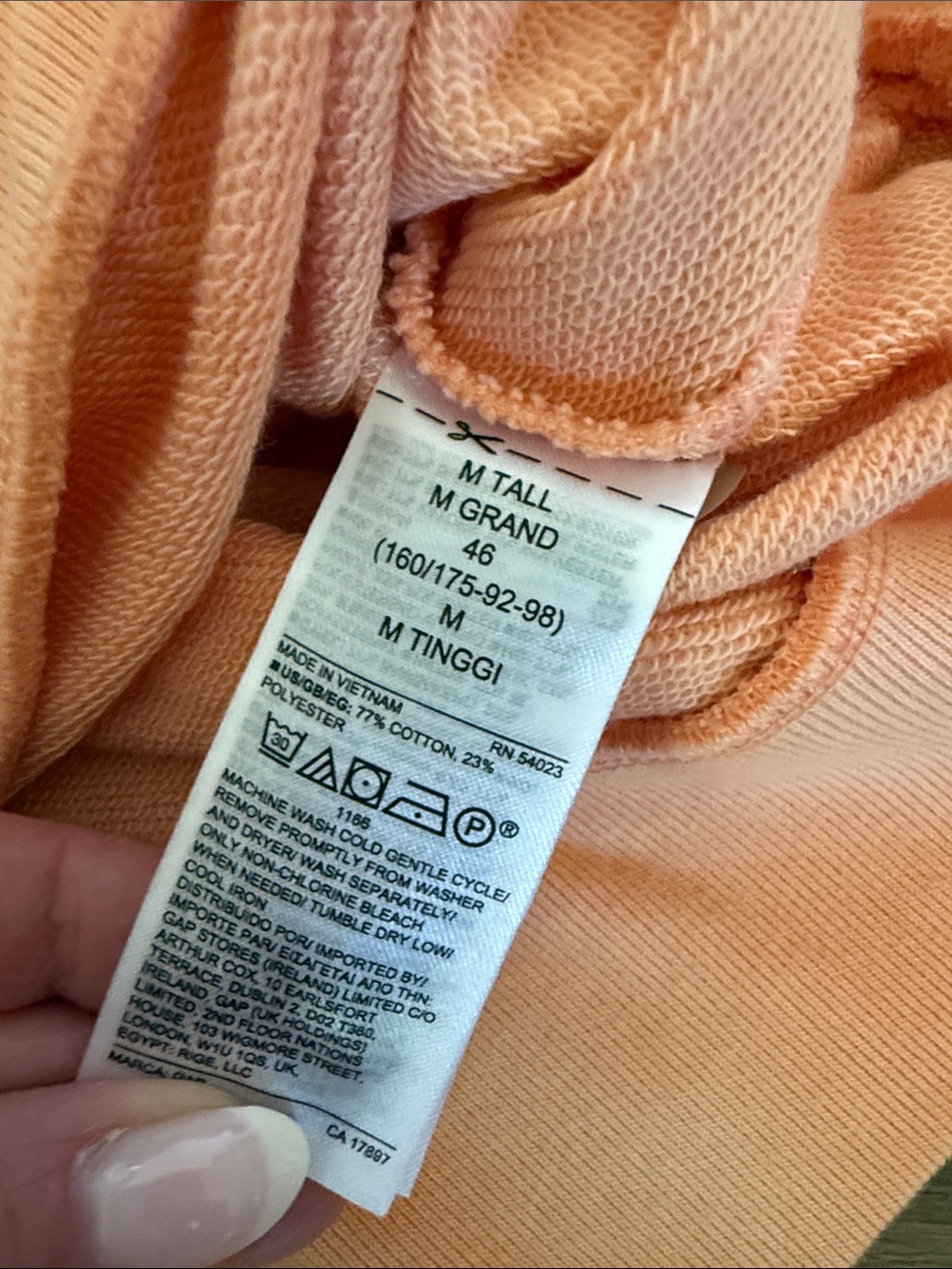 GAP Women’s Ombré Crewneck Sweatshirt - Picture 4 of 5